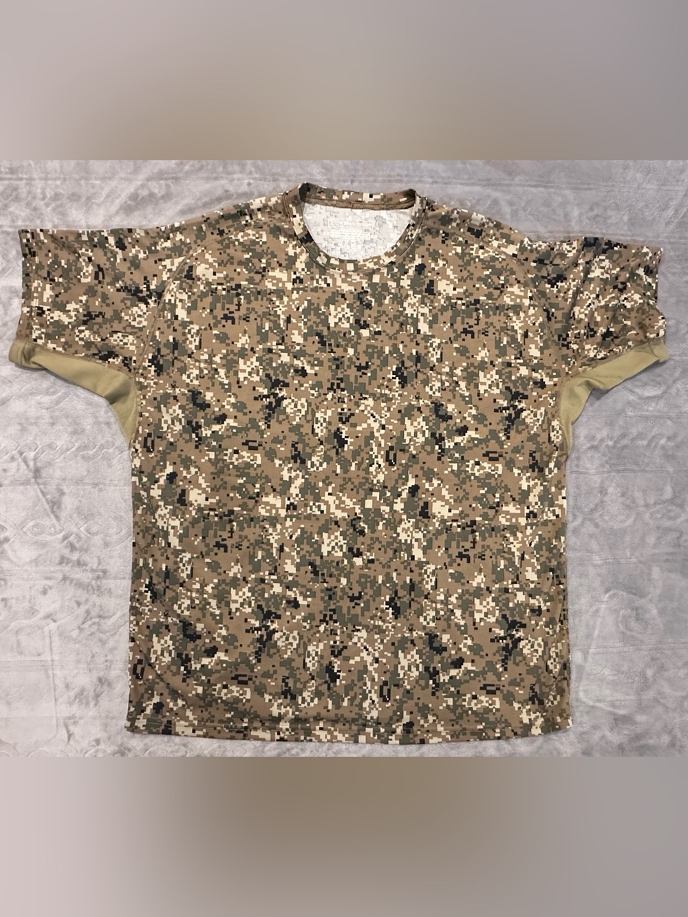 5.11 Tactical Series Men’s L Camo Crew Neck Short Sleeve Stretch T-Shirt Poly